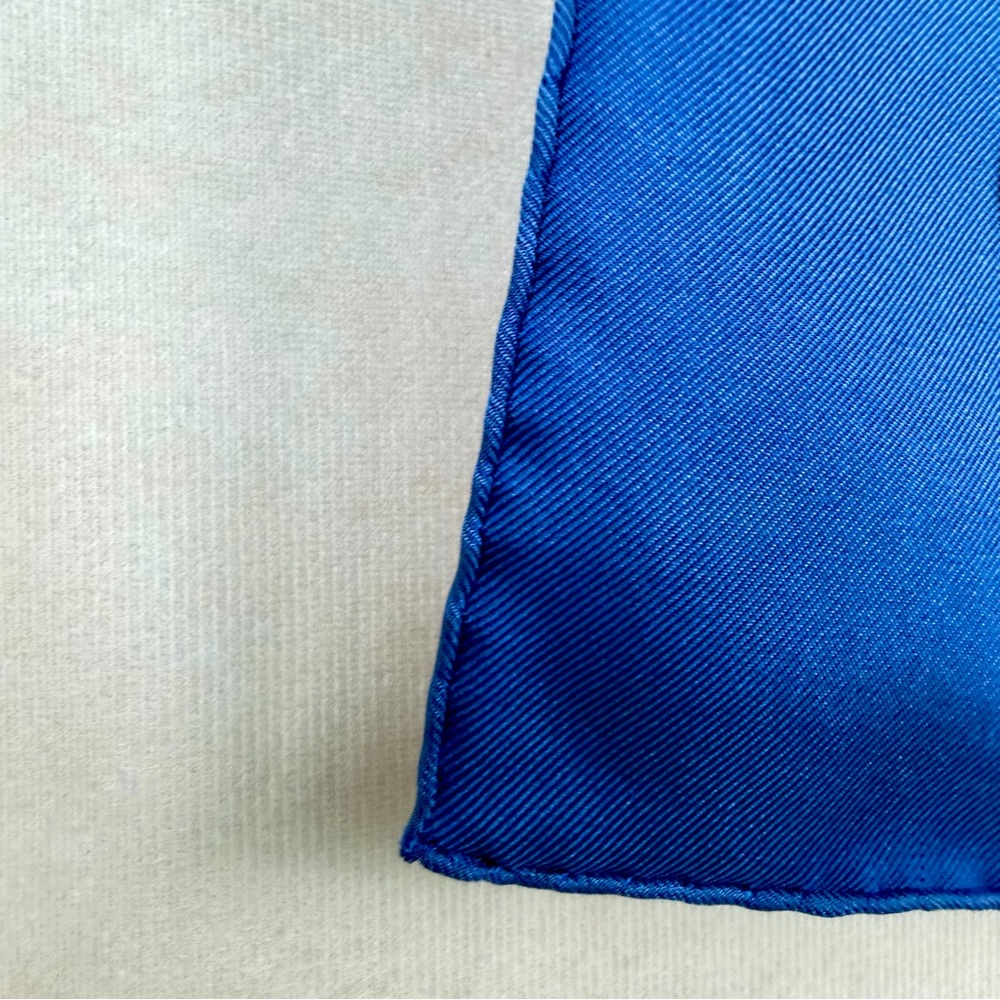 Hermès Musée Silk Scarf Carré 90 Philippe Ledoux Blue Nautical With Box - Picture 6 of 15
